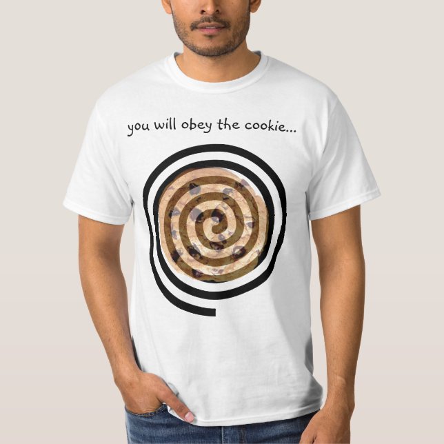 Plätzchen-Hypnose T-Shirt (Vorderseite)
