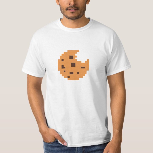 Plätzchen mit 8 Bits T-Shirt (Vorderseite)