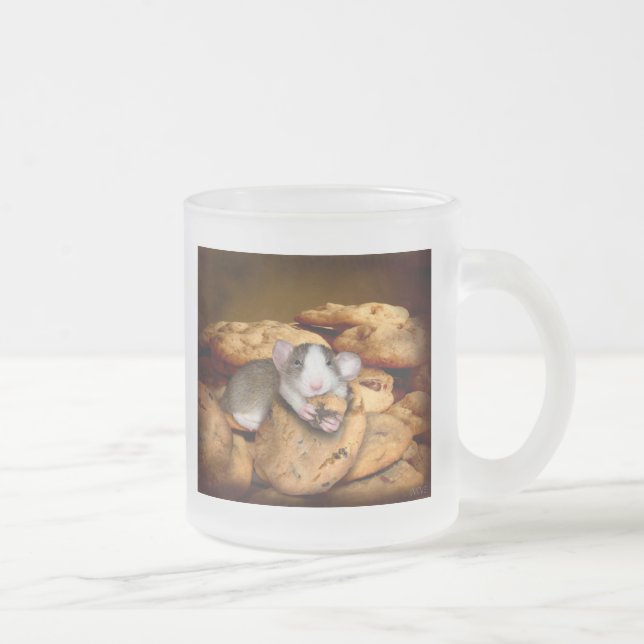 Plätzchen-Monster-Tasse Mattglastasse (Rechts)