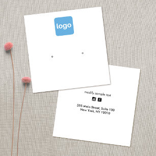 Platzierte Platzierung der Logo-Platine mit HOlder