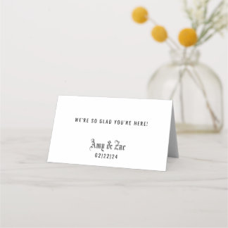 Platzkarte an der Leertaste