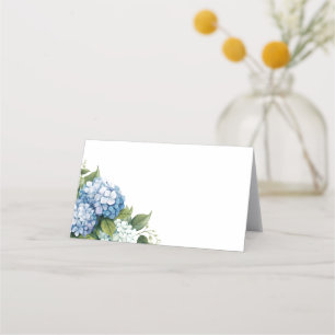 Platzkarte-Blue Hydrangeas Platzkarte