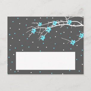 Platzkarte Blue Teatro Sociale Arizona Blume Postkarte