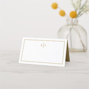 Platzkarte der Goldmonogramm-Tabelle