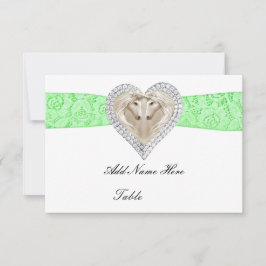 Platzkarte der grünen Spitzen