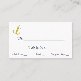 Platzkarte der Hochzeiten von Goldmedaille für Nau