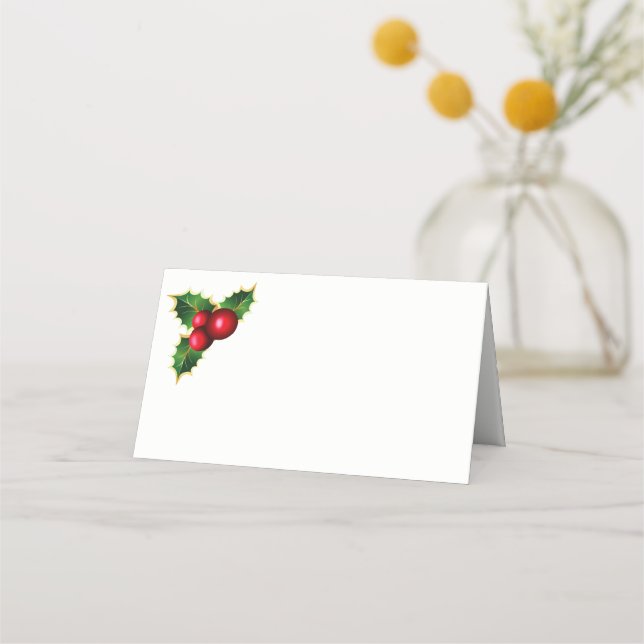 Platzkarte des WeihnachtsParty (Vorderseite)