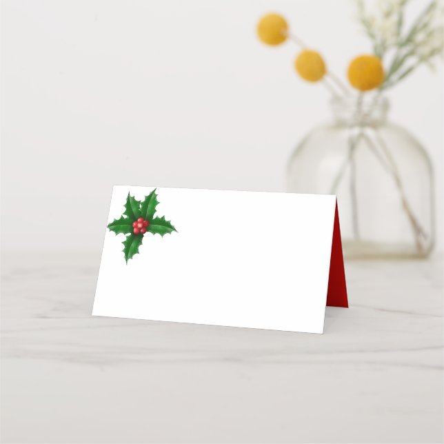 Platzkarte des WeihnachtsParty (Vorderseite)