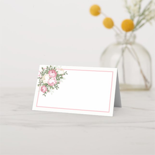 Platzkarte für eingeflossene Namen (Vorderseite)