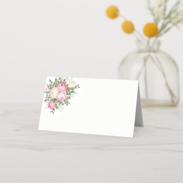 Platzkarte für eingeflossene Namen (Vorderseite)