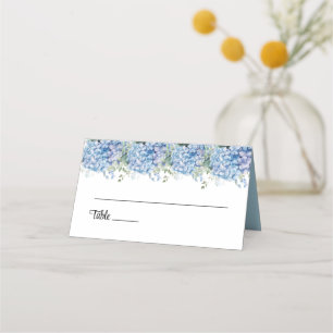 Platzkarte für geklappte Hochzeitnamen