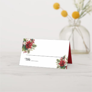 Platzkarte für geklappte Hochzeitnamen