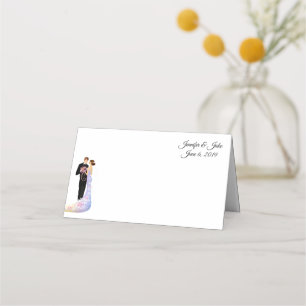 Platzkarte-Hochzeit-Individuelle Namen mit falsche Platzkarte