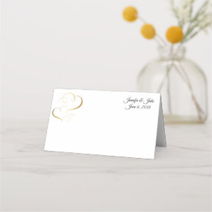 Platzkarte-Hochzeit-Individuelle Namen mit falsche Platzkarte