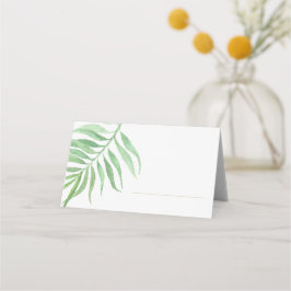 Platzkarten aus Palmblättern