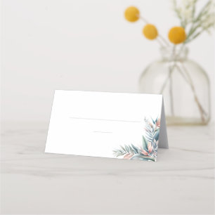 Platzkarten Hochzeit Tropischer Traum