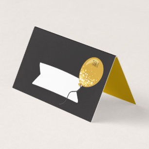 Platzkarten zum 50. Jubiläum schreiben