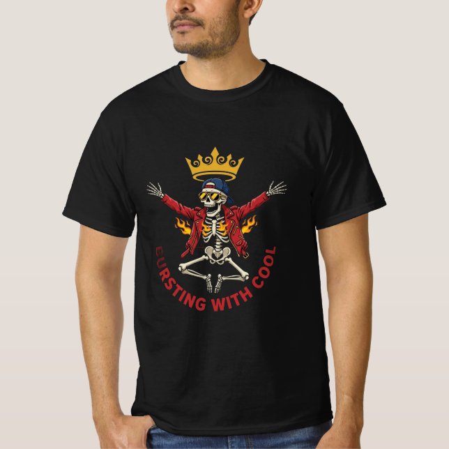 Platzt vor Coolness T-Shirt (Vorderseite)