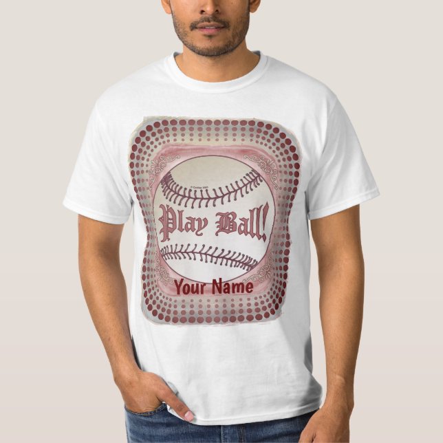 Play Ball Baseball T - Shirt (Vorderseite)