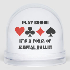 Play Bridge ist eine Art mentales Ballett Schneekugeln