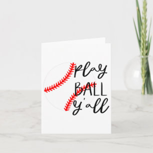 Play Byll Y'all (yall) Bysebyll Mama Geschenk Fall Karte