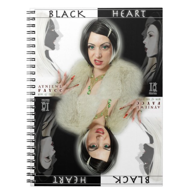 Play Card Queen Notebook Notizblock (Vorderseite)