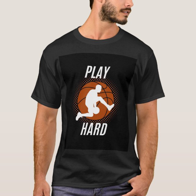 Play Hard camiseta T-Shirt (Vorderseite)