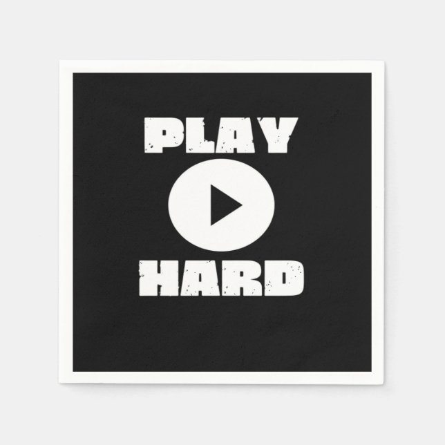 Play Hard Tri Blend Serviette (Vorderseite)