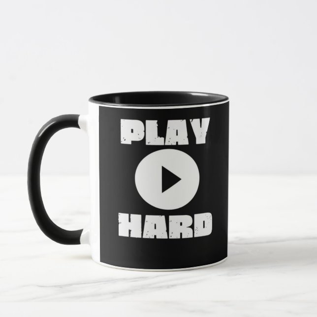 Play Hard Tri Blend Tasse (Links)