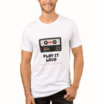 Play It Loud Retro-Kassette Premium Tri-Blend
