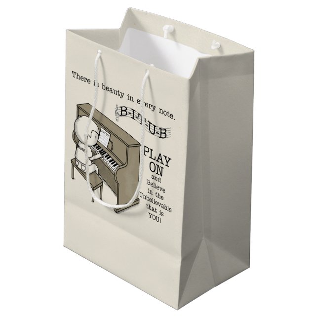 Play on mittlere geschenktüte (Rückseite Schrägansicht)