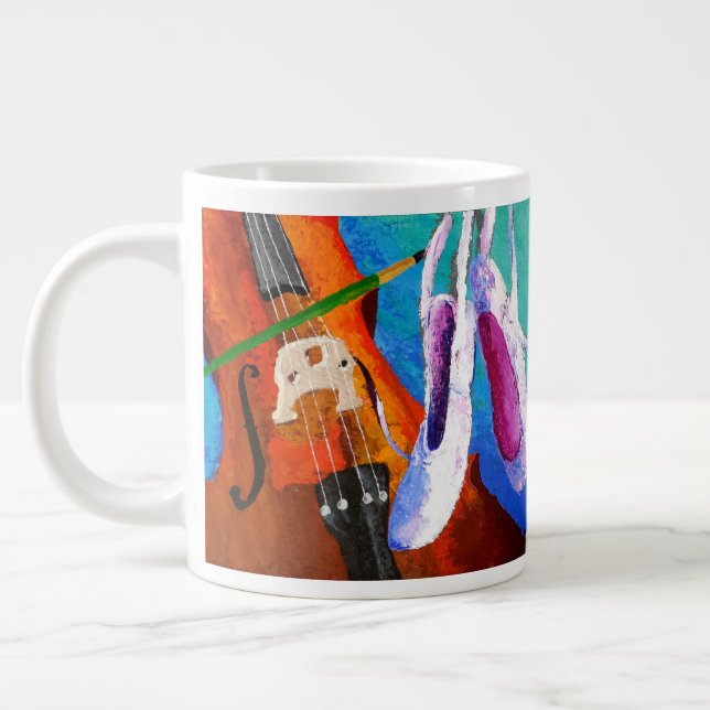 "Play Paint Pointe" Jumbo Coffee Tasse von Panople (Links)