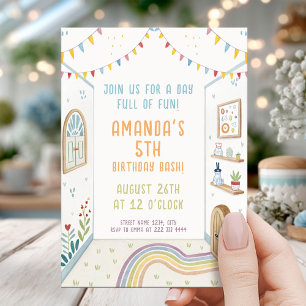 Play Zone Maze Birthday Einladung