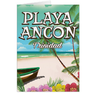Playa Ancón Trinidad Reiseplakat