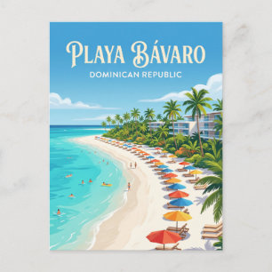 Playa Bávaro Dominikanische Republik Postkarte