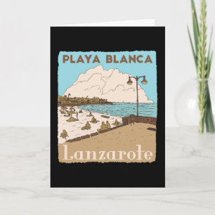 Playa Blanca Lanzarote Kanareninsel Strand Spanien Karte