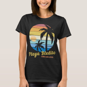 Playa Bledito - Tropischer Vintage-Sonnenuntergang T-Shirt