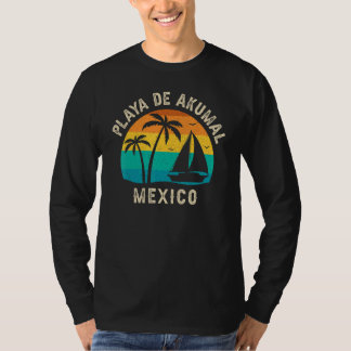 Playa de Akumal Mexico Sunset Matching Family Vac T-Shirt