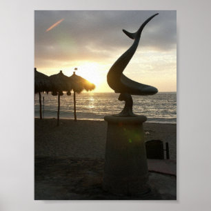 Playa de los Muertos, Puerto Vallarta Poster