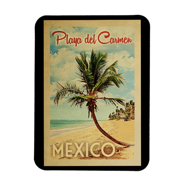 Playa del Carmen Magnet Palm Treviso (Vertikal)