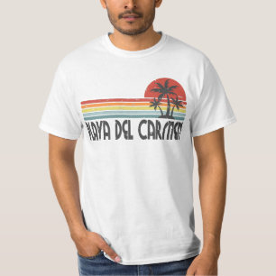 Playa del Carmen Mexiko - Mexikanischer Retro-Stra T-Shirt