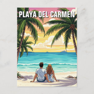 Playa Del Carmen Mexiko Reisestrand Postkarte