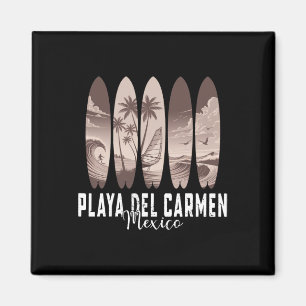 Playa Del Carmen Mexiko Surfboard Männer Frauen Su Magnet