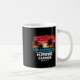 Playa Del Carmen Mexiko Surfboarder Palme Souvenir Kaffeetasse