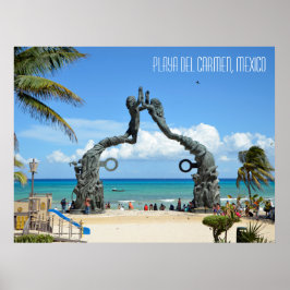 Playa del Carmen Riviera Maya Mexiko Reisen Poster