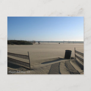 Playa del Rey Beach spät am Tag - Mike Izzo Postkarte