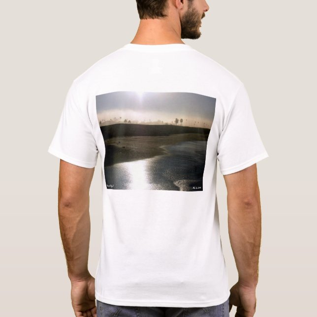 Playa del Rey Beach um 06.00 Uhr T-Shirt (Rückseite)