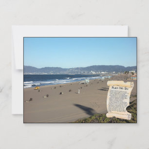 PLAYA DEL REY Ein einzigartiges Gebiet neben dem Postkarte