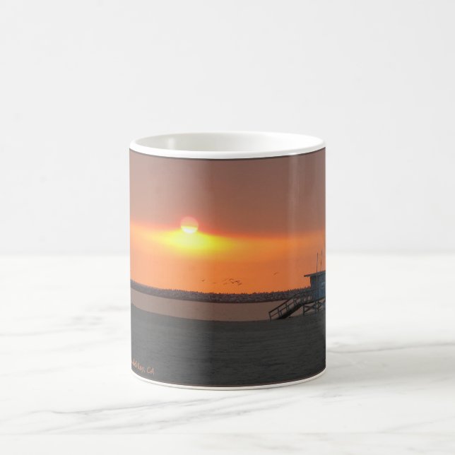 Playa del Rey Sunset - Mike Izzo Kaffeetasse (Mittel)