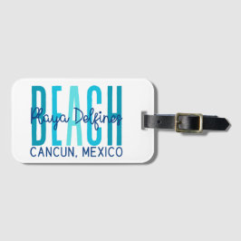 Playa Delfine Cancun Mexiko (Ozean) Gepäckanhänger